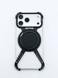 X Bracket Metal Rotating Stand MagSafe Phone Case Cover for iPhone 17 Series | Frameless Minimalist Edition